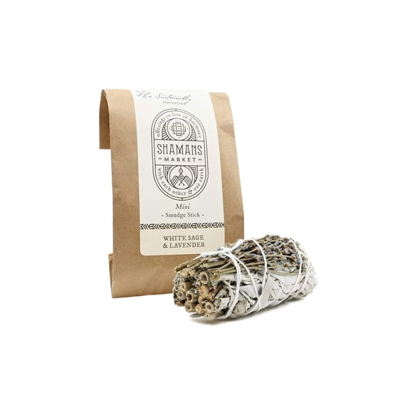 White Sage & Royal Lavender Smudge Stick - Mini