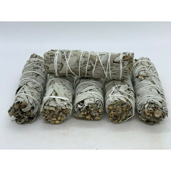 White Sage Smudge Stick, 4 Inches California White Sage Smudge Bundles