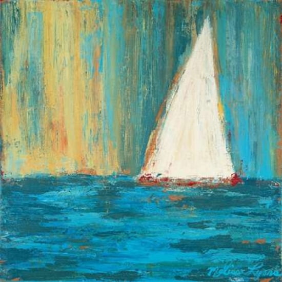 White Sail Canvas Art - Melissa Lyons (24 x 24)
