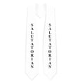 thumbnail image 1 of Endea Graduation White Salutatorian Graduation Stole/Sash with Classic Tips, 1 of 6