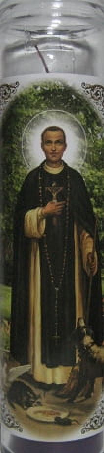White San Martin De Porres Candle