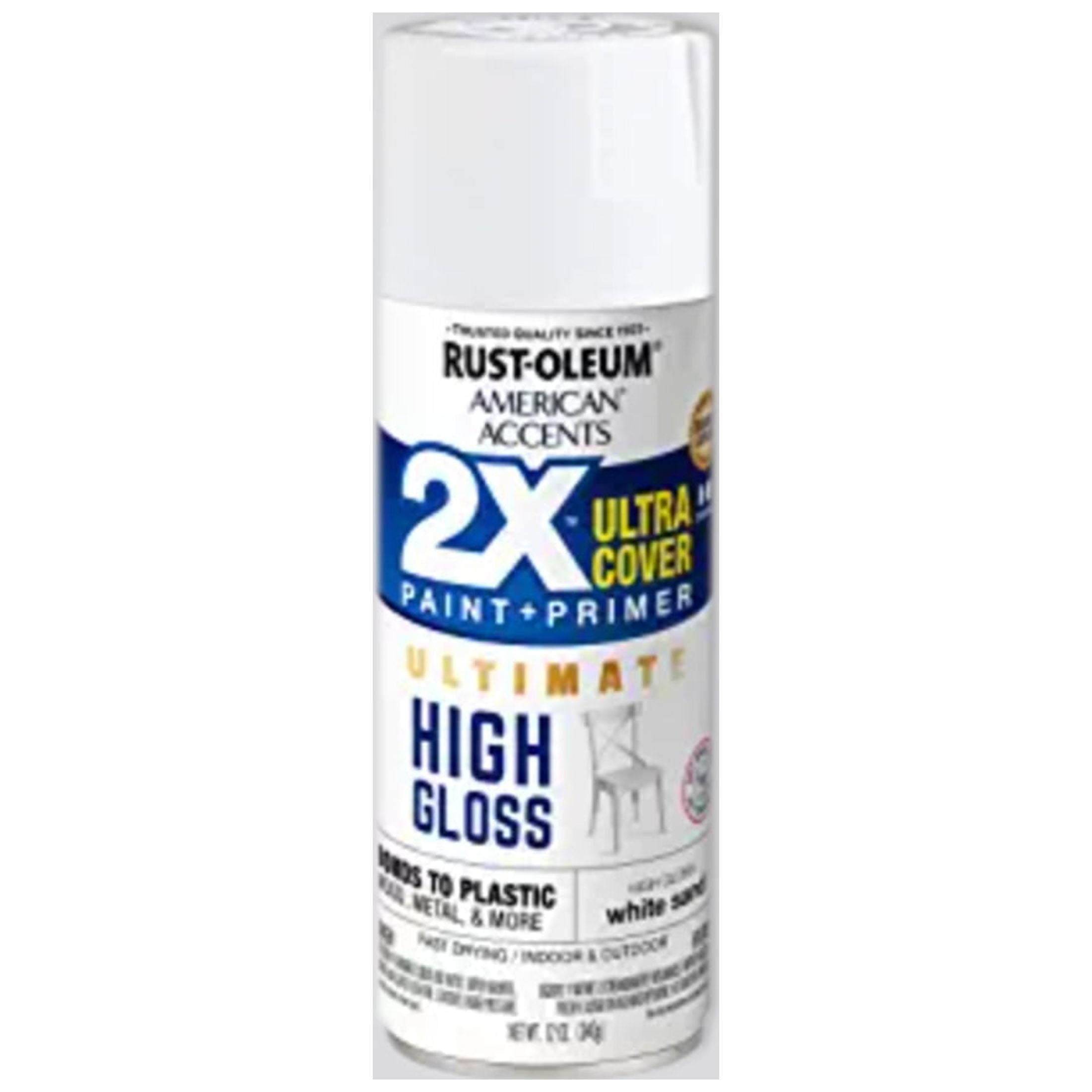 White Sand, RustOleum American Accents 2X Ultra Cover High Gloss Spray