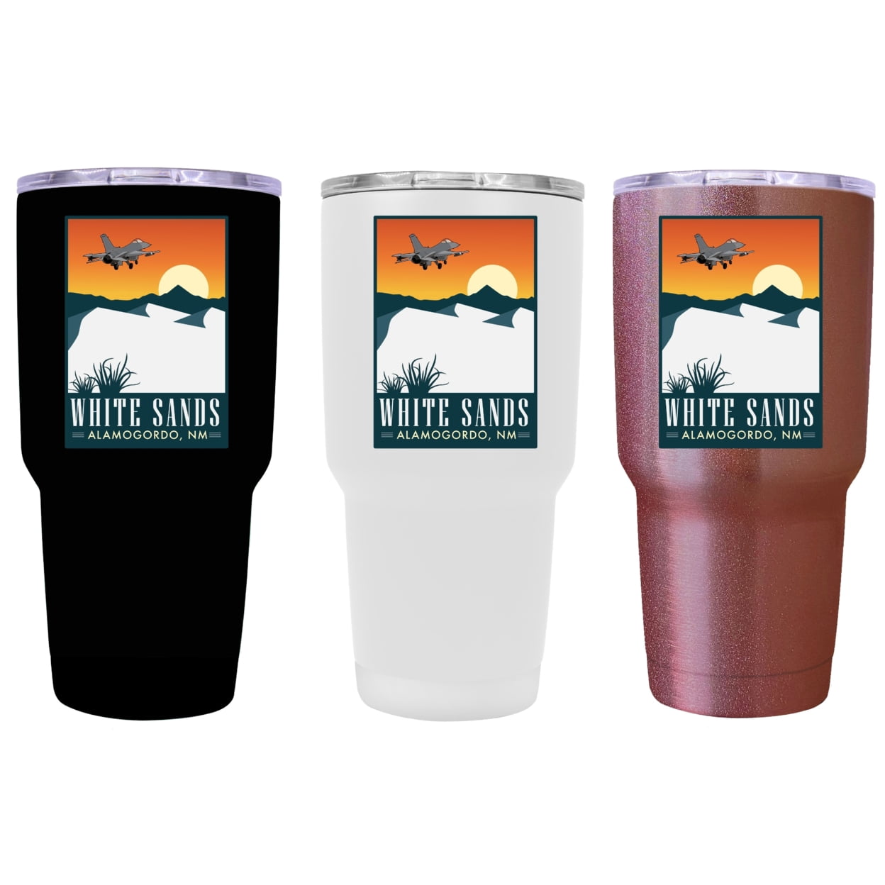 White Sands Alamogordo New Mexico Souvenir 24 oz Insulated Stainless