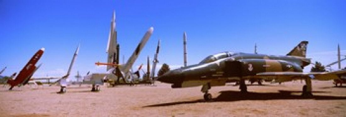 White Sands Missile Base White Sands Missile Range Museum Alamogordo New Mexico USA Canvas Art - Panoramic Images (18 x 7)