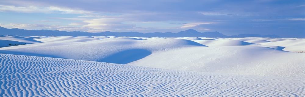 White Sands National Monument New Mexico Canvas Art - Panoramic Images (27 x 9)