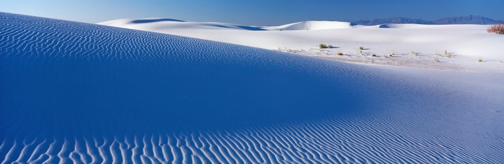 White Sands National Monument New Mexico Canvas Art - Panoramic Images (36 x 12)