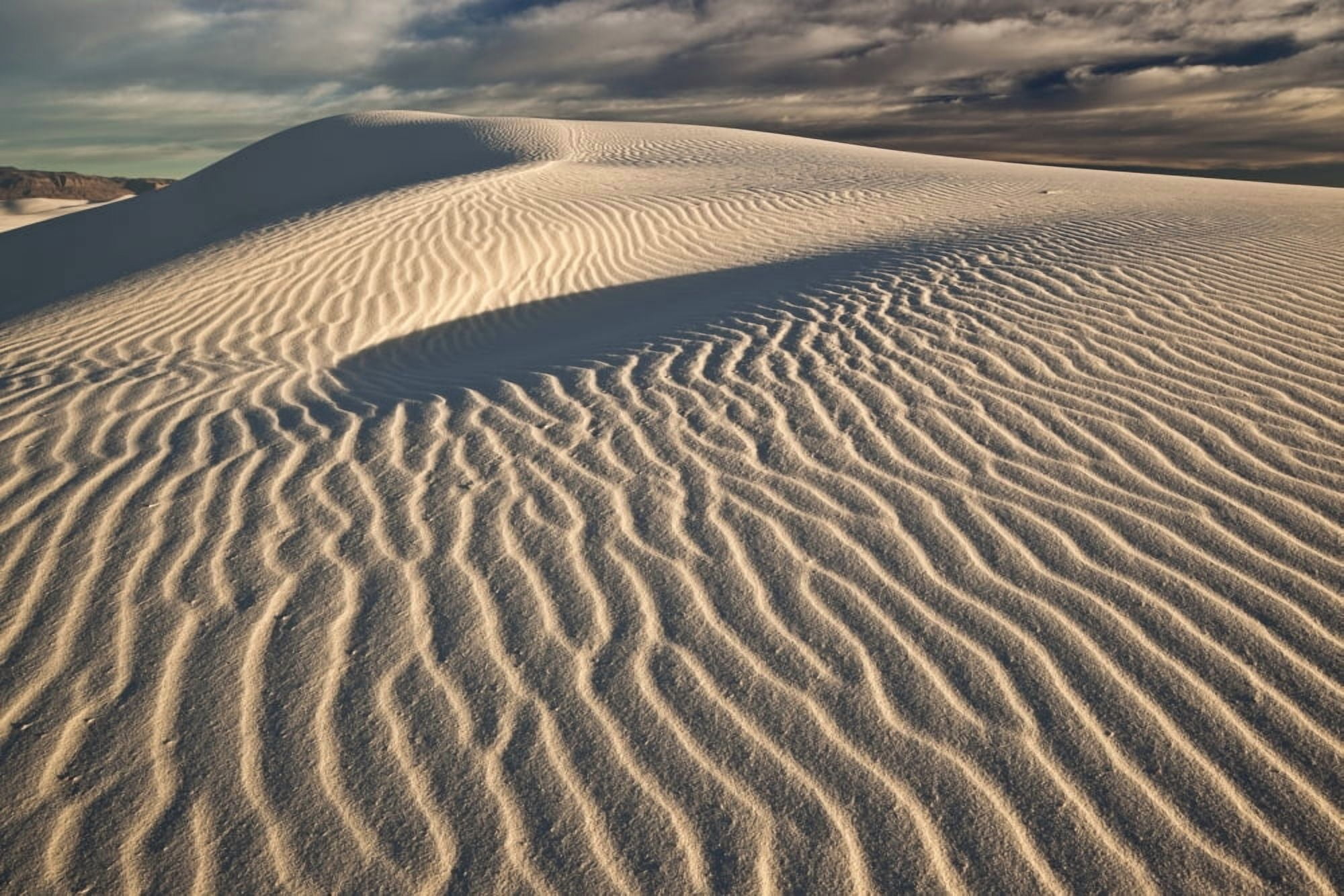 White Sands National Monument New Mexico Canvas Art - Robert Postma Design Pics (17 x 11)