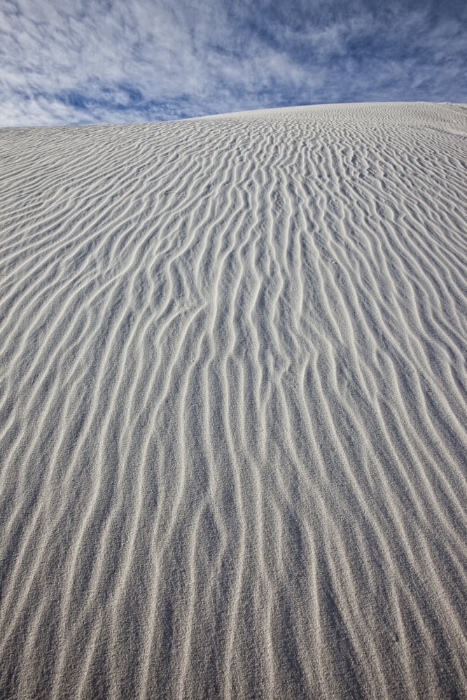 White Sands National Monument New Mexico Canvas Art - Robert Postma Design Pics (22 x 34)