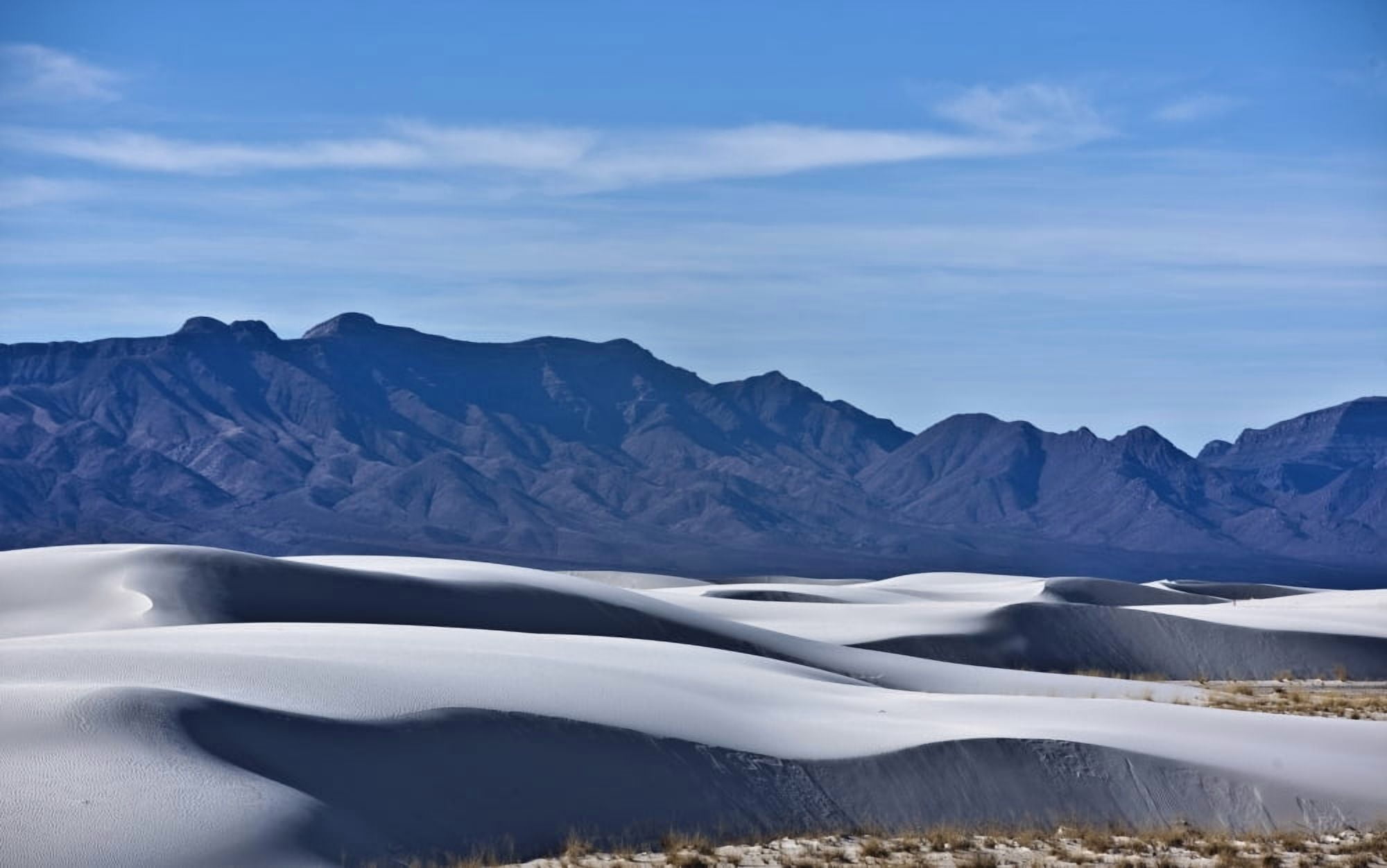 White Sands National Monument New Mexico Canvas Art - Robert Postma Design Pics (34 x 22)