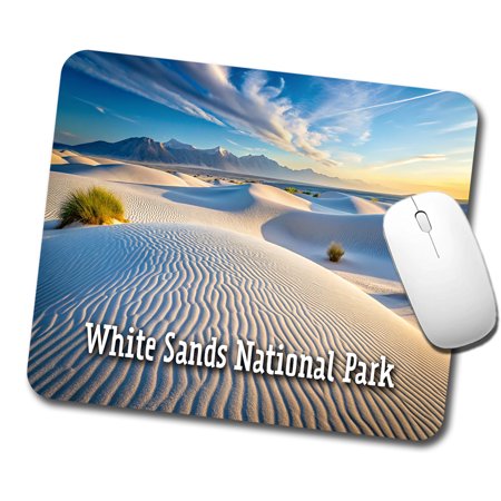 White Sands National Park New Mexico Mouse Pad Low Profile Gaming Mat