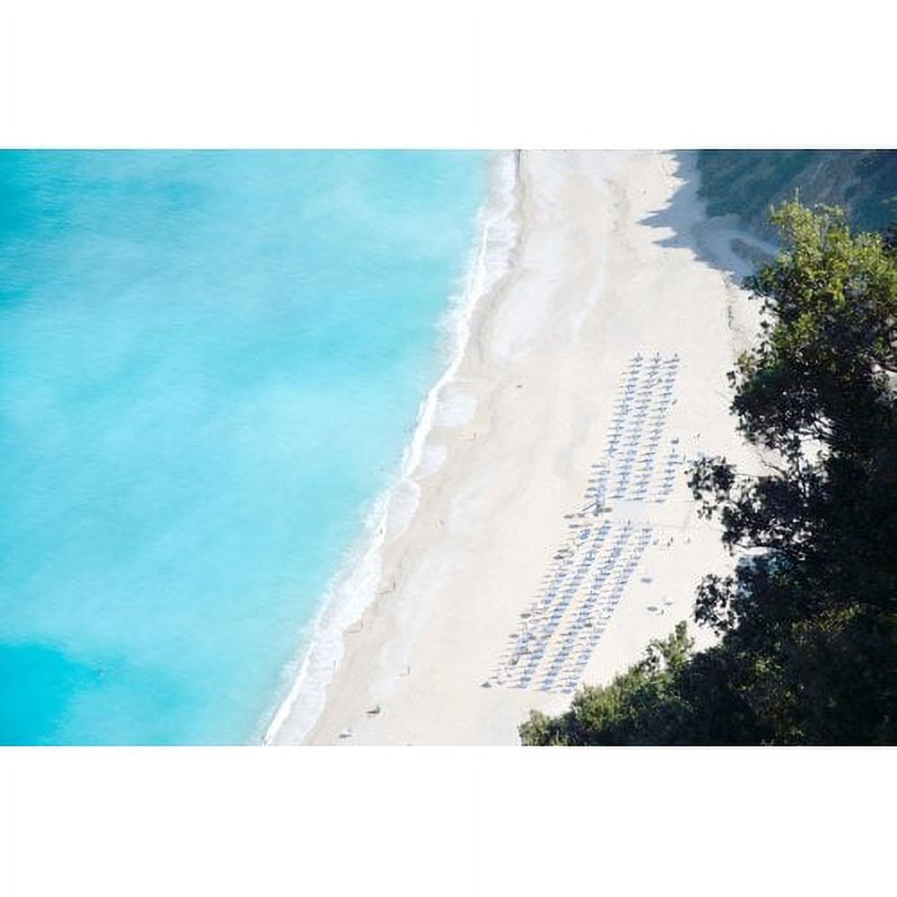 White Sandy Beach Coastal Canvas Print, 38" x 26"