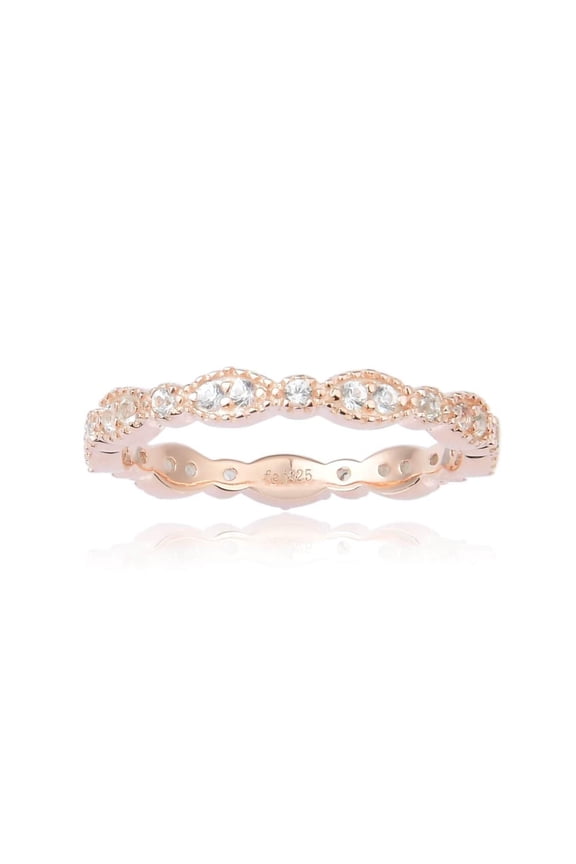 White Sapphire Eternity Ring