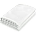 White Satin Flat Sheet King Flat Sheet Only, King Top Sheet Silky