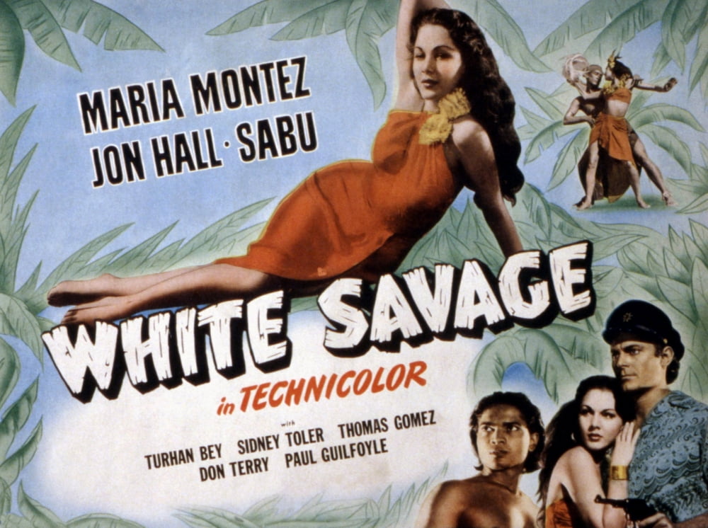 White Savage Canvas Art - (28 x 22)