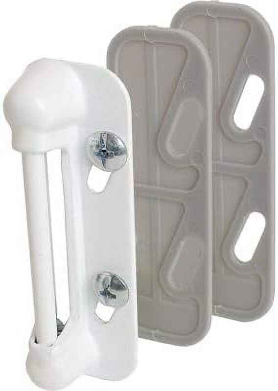 White Screen And Storm Door Strike Plate By