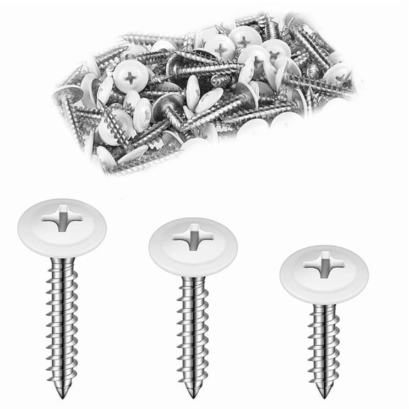 White Screws Wood Sheet Metal Screw Thread Truss Head Fast Self Tapping Pan Cabinet