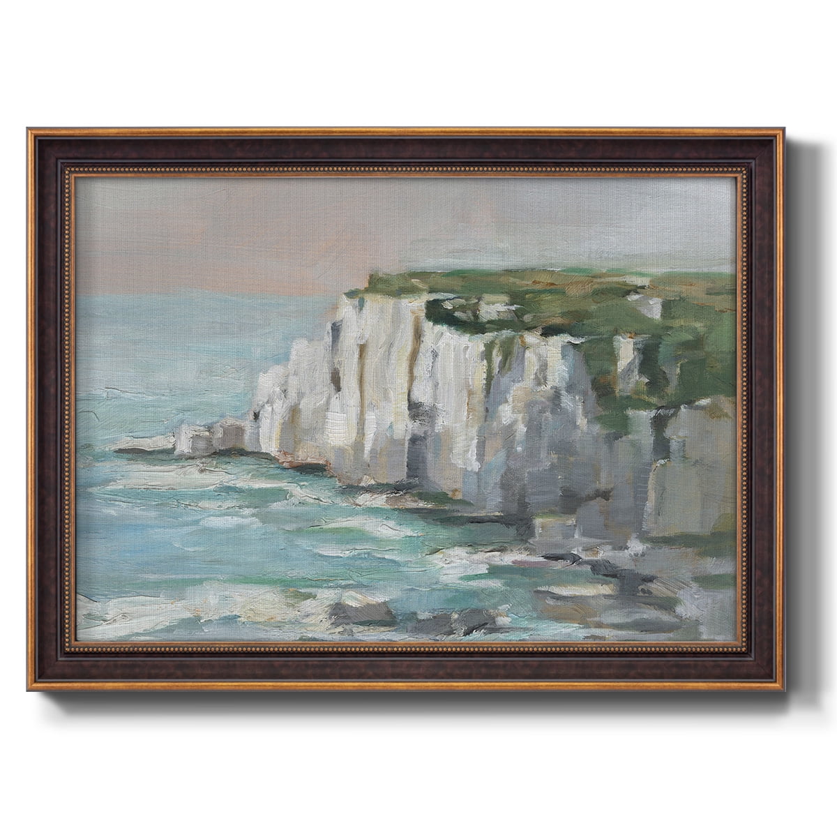 White Sea Cliffs II Premium Framed Canvas- Ready to Hang