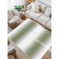 thumbnail image 1 of White Seaweed Green Gradient Area Rug for Bedroom 2.7x5 Ft Simple Pattern Super Soft fuzzy Throw Rug Non-Slip Fluffy Plush Indoor Floor Carpet for Living Room Nursery Home Decor, 1 of 8