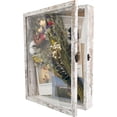 thumbnail image 1 of White Shadow Box Frame Real Glass Window Door with Hinge 11 x 14, 1 of 6