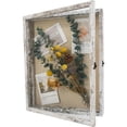 thumbnail image 1 of White Shadow Box Frame Real Glass Window Door with Hinge 13 x 16, 1 of 7