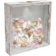 thumbnail image 1 of White Shadow Box Frame Wood Collection Case With Slot on top 8 x 8, 1 of 6