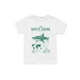 thumbnail image 1 of White Shark Anatomy and Habitat Youth's T-shirt, 1 of 3