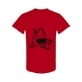 thumbnail image 1 of White Shark Front View T-Shirt Men -Image by Shutterstock, Male Large, 1 of 2