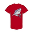 thumbnail image 1 of White Shark Predator T-Shirt Men -Image by Shutterstock, Male Medium, 1 of 2