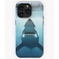 thumbnail image 1 of White Shark and Swimmers Ocean Danger Scene A11849&nbsp;Phone Case for iPhone 11 to 17 Pro Max, 1 of 2