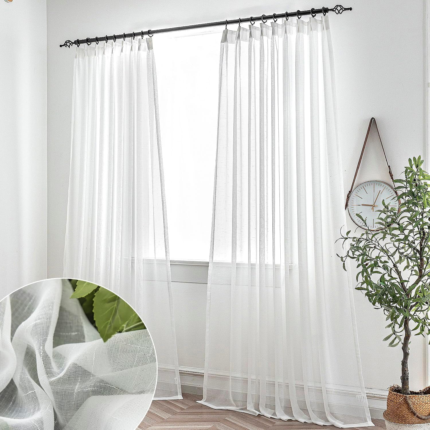Off White Sheer Curtains