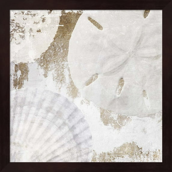 White Shells I by Irena Orlov, Framed Wall Art, 13.25W x 13.25H