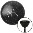 thumbnail image 1 of White Shift Pattern 64n Black Retro Metal Flake Shift Knob with M16 x 1.5 Insert Brody, 1 of 1