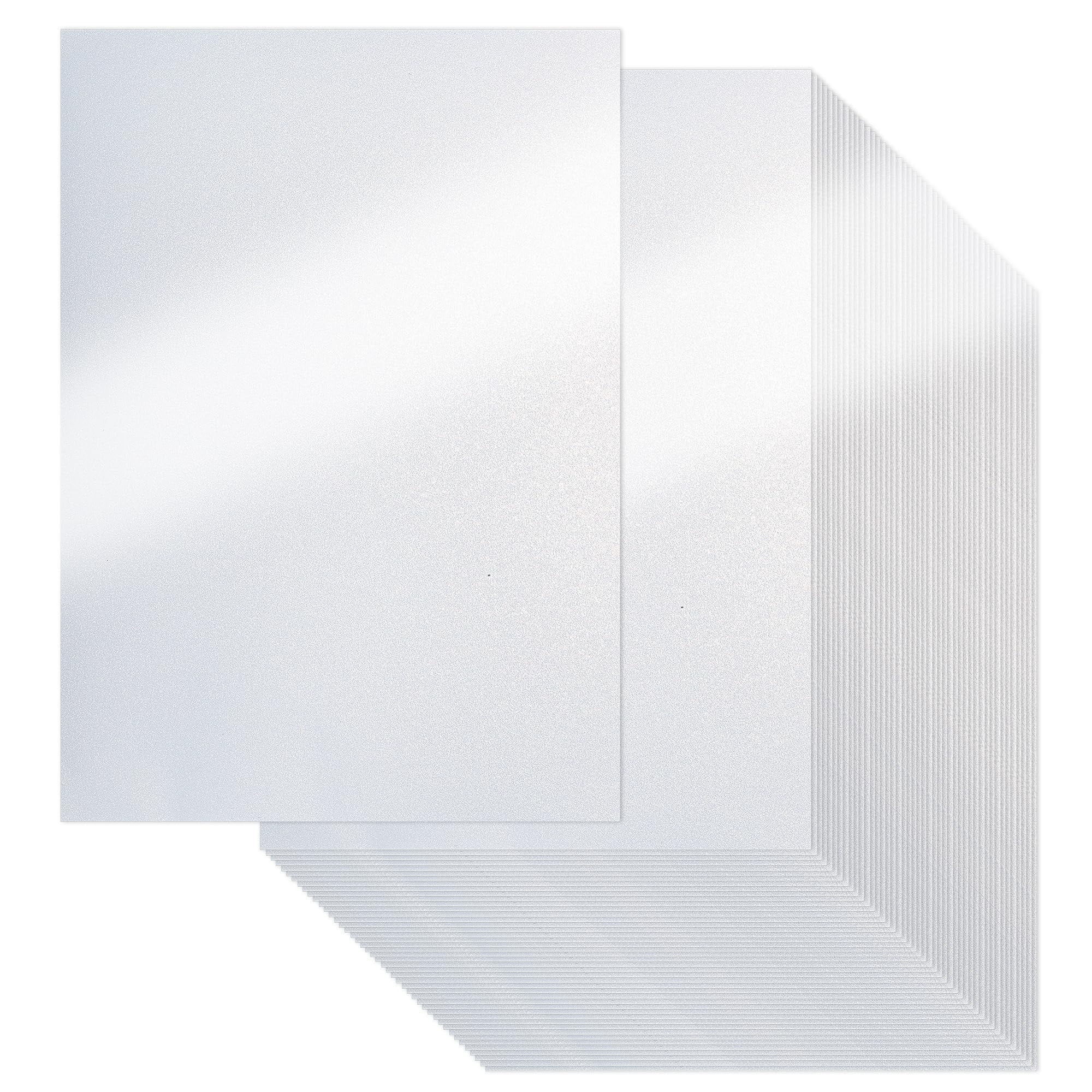 120 Sheets Metallic Cardstock Paper - 8 Colors Foil Board 8.5x11 Inch For Crafting