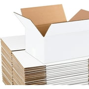 White Shipping Boxes 12"L x 9"W x 4"H (25 Pack) Small Medium Mailing Box for Small Business Packaging, Mailers, Gifts & Storage