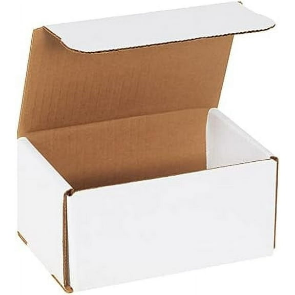 White Shipping Boxes 6x4x3 Heavy Duty, Lightweight, 6"L x 4"W x 3"H Foldable Corrugated Cardboard Mailer Boxes for Packaging Small Business Mailings Gifts Promotions Crafts Moving Box 250 Pack