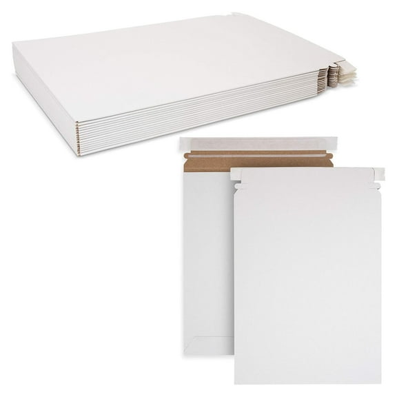 White Shipping Envelope - 7" x 9" Mailing Envelopes - Pack of 15