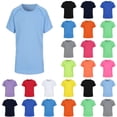 thumbnail image 1 of White Shirt Girls Kids T-Shirts Short Sleeve Basic Tops For Toddlers Boys Crewneck Cute Summer Casual Basic Tees Girls Oversized T Shirt, 1 of 4
