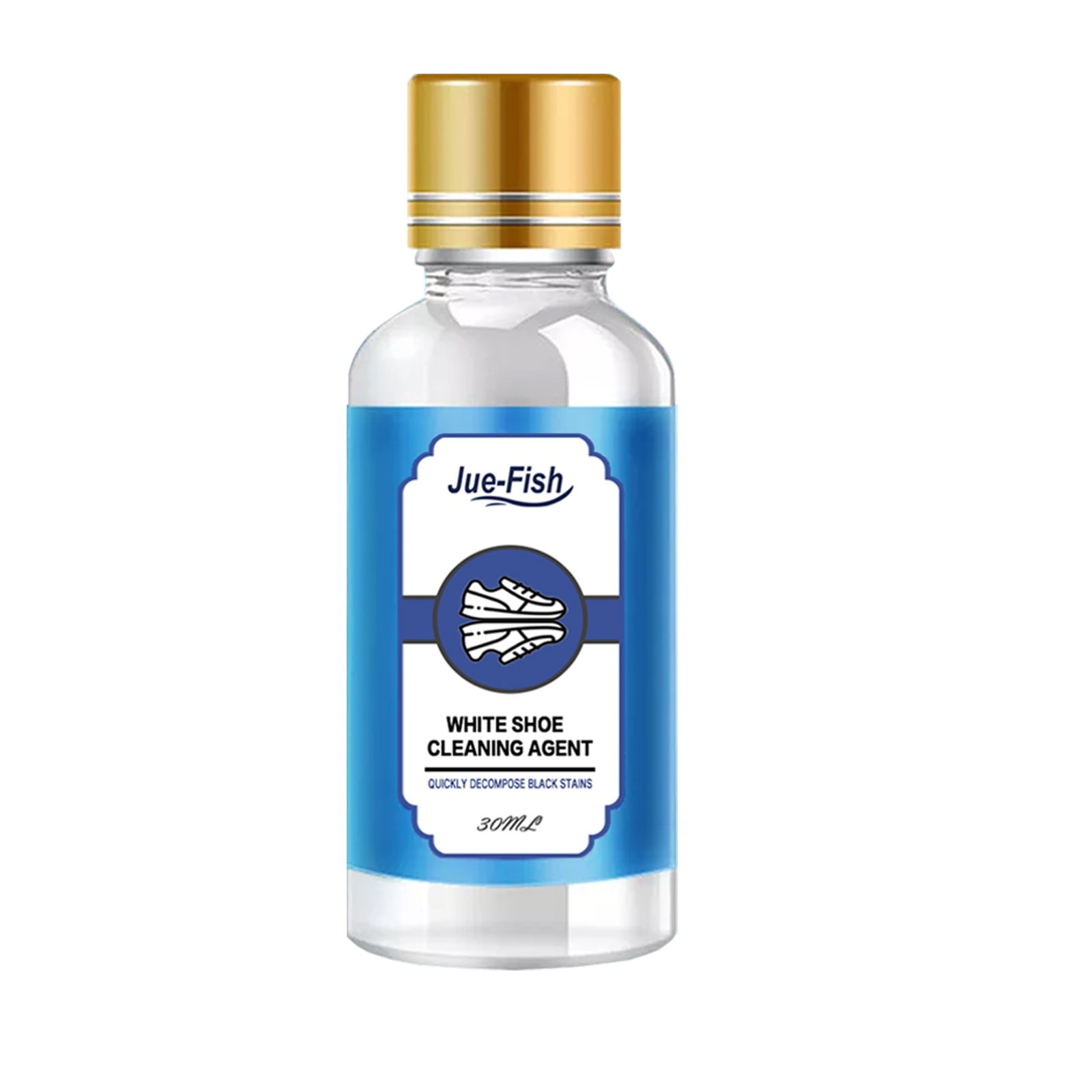 White Shoe Cleaner 30ml For Black Stains And Scratches On Leather Of