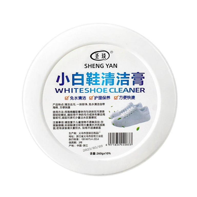 White Shoe Cleaning Cream Multi-Functional Cleaning, Brightening, Whitening  and Yellowing Maintenance for Sports Shoes, White Shoe Stain Whitening  Cleaner 