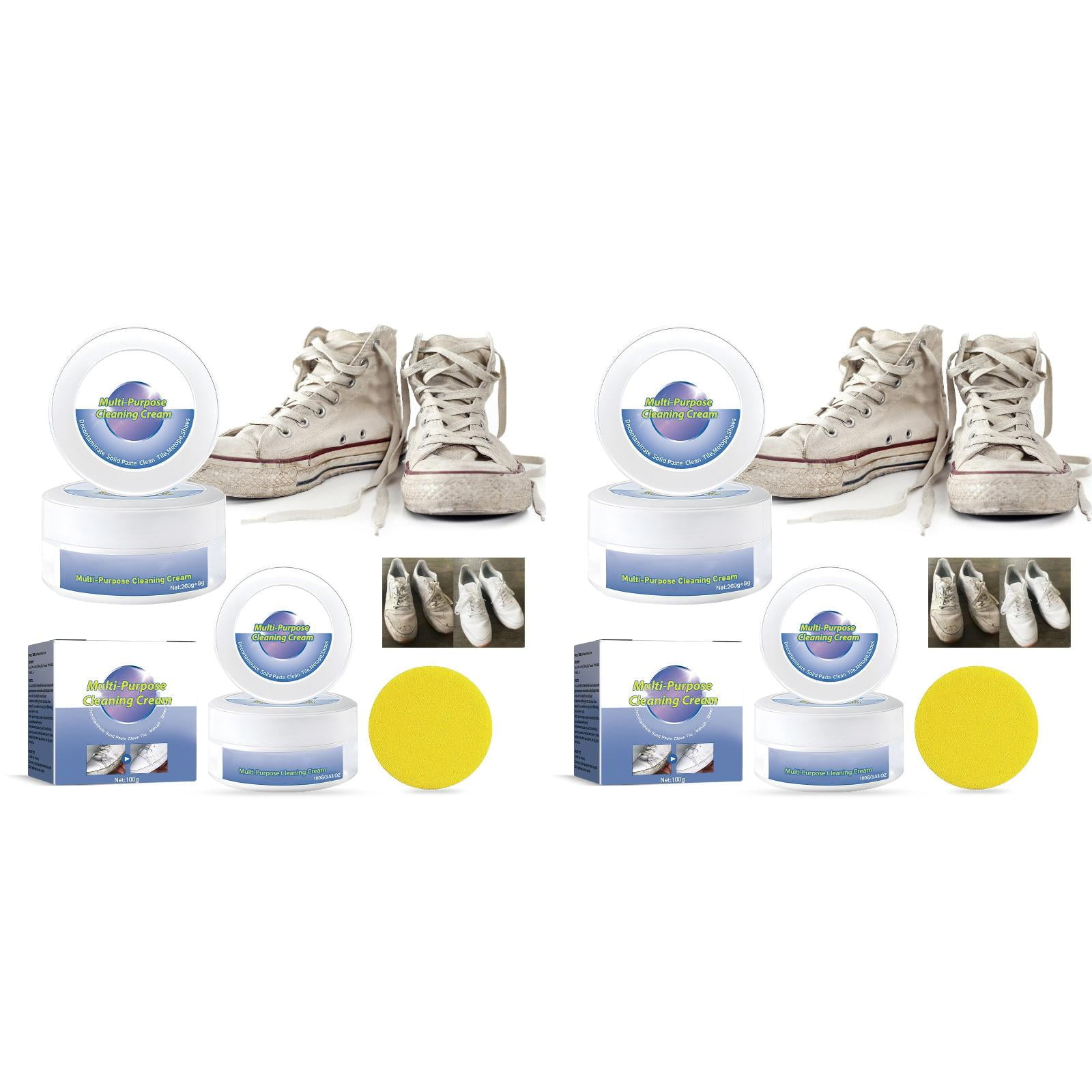 White Shoe Cleaning Laundry Soap Station Barkeeper's Friend Disposal