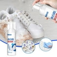 thumbnail image 1 of White Shoe Foam Cleaner No Wash Shoe Stain Remover with Brush for Leather Canvas Sneakers Sports Shoes Boots Quick Cleaning Dirt Removal Portable Easy Use 200ml, 1 of 7
