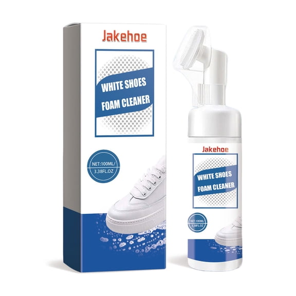 White Shoes Cleaning Foam 100Ml Decontamination Stain Remover For Sneakers Canvas Leather Shoes Quick Drying No Residue Portable Shoe Care Maintenance Kit