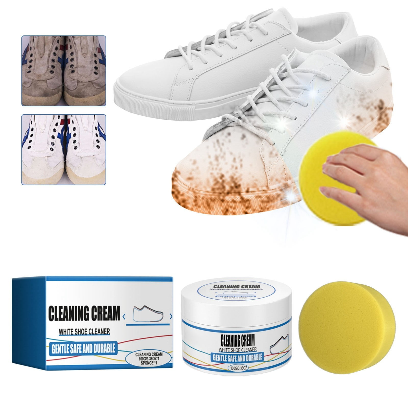White Shoes Cleaning Stain Removal Wash Sports Canvas Shoes White Shoes
