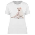 thumbnail image 1 of White Shorthair Kitten, Fun Pose T-Shirt Women -Image by Shutterstock, Female Large, 1 of 2