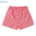 thumbnail image 1 of White Shorts Girls Girls Plaid Casual Shorts Light Summer Pants for Little Girls Comfortable Playwear, 1 of 4