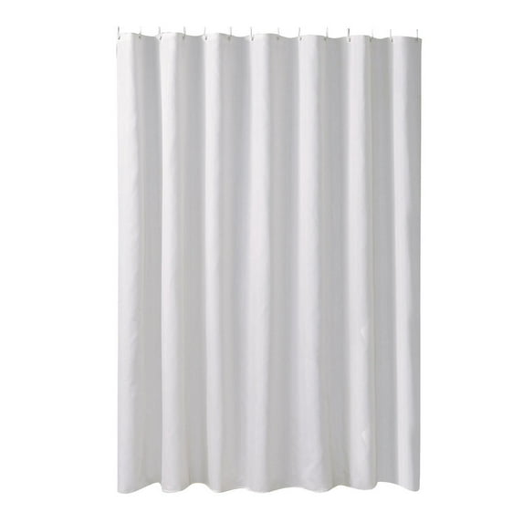 White Shower Curtain, Shower Curtain Liner, Shower Curtain for Bathroom, Thick PEVA Shower Curtain Waterproof, Heavy Duty Shower Curtains for Bathroom, PEVA Lightweight Plastic Shower Liner