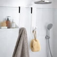 thumbnail image 1 of Evideco French Home Goods 9029 Indoor Bathroom Rust Resistant Over-the-Door Commercial Towel Hooks Set, White, 2 Count, 1 of 6