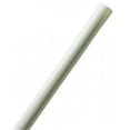 White Plastic Shower Rod Cover Fits Standard Bathroom 60" to 72" Rods
