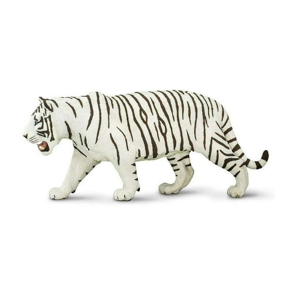 Safari Ltd. White Siberian Tiger Figurine - Realistic 10" Figure - Educational Toy for Boys, Girls, & Kids Ages 3+