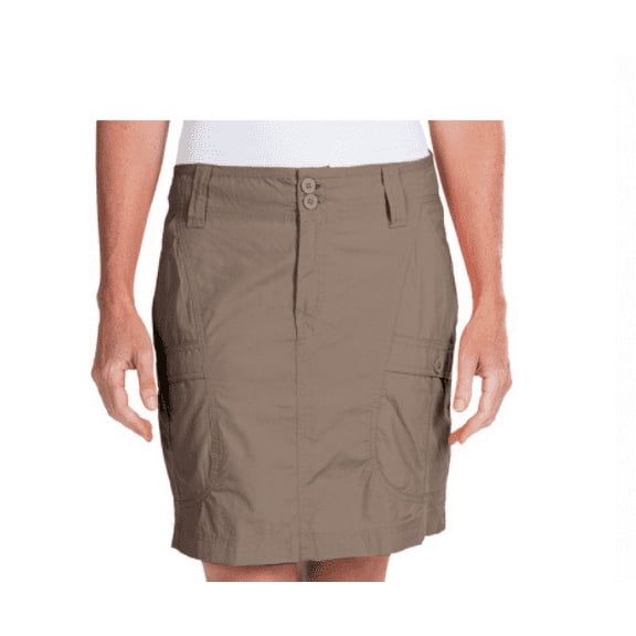 White Sierra Womens D7301W Canyon Bark Cargo Skirt, Sz. 10